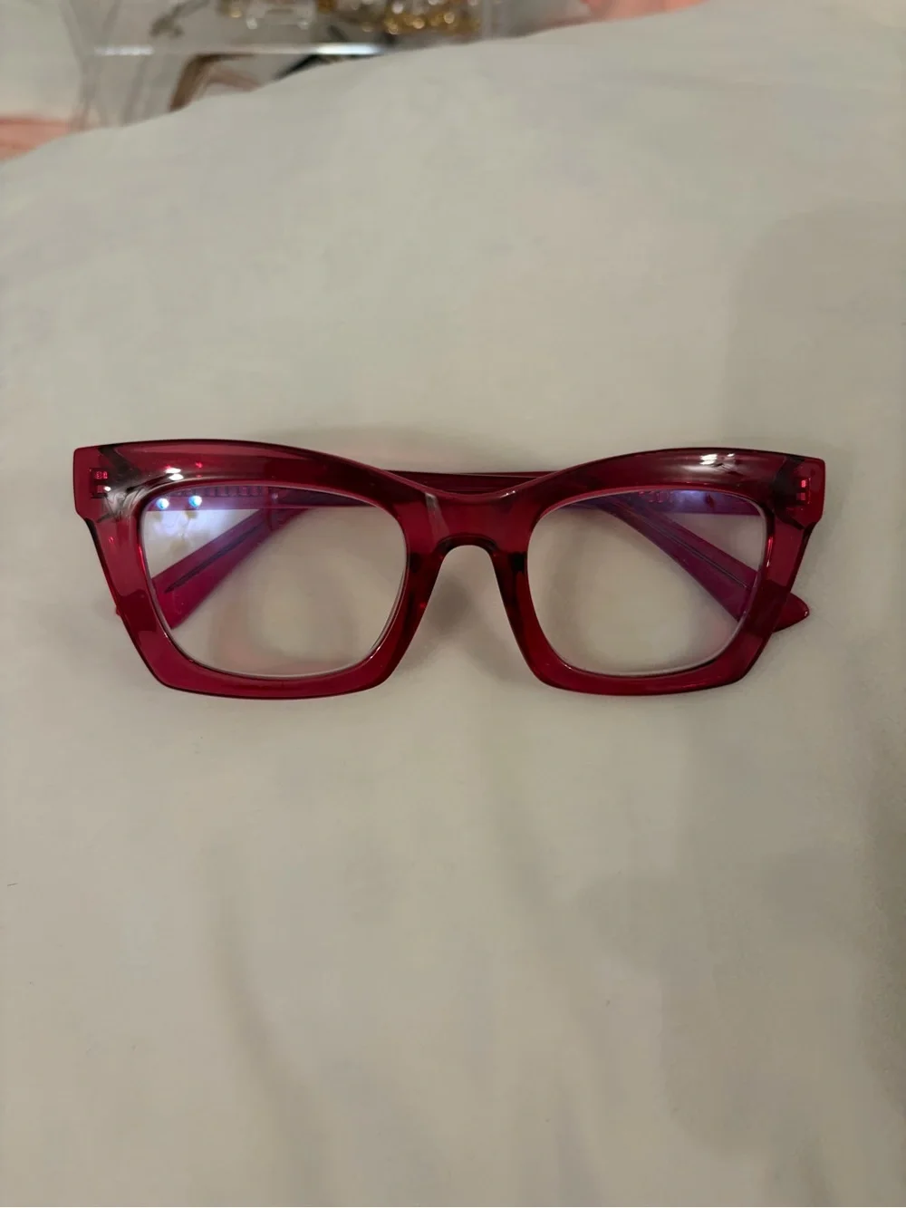 Women’s Deep Pink Bluelight Glasses